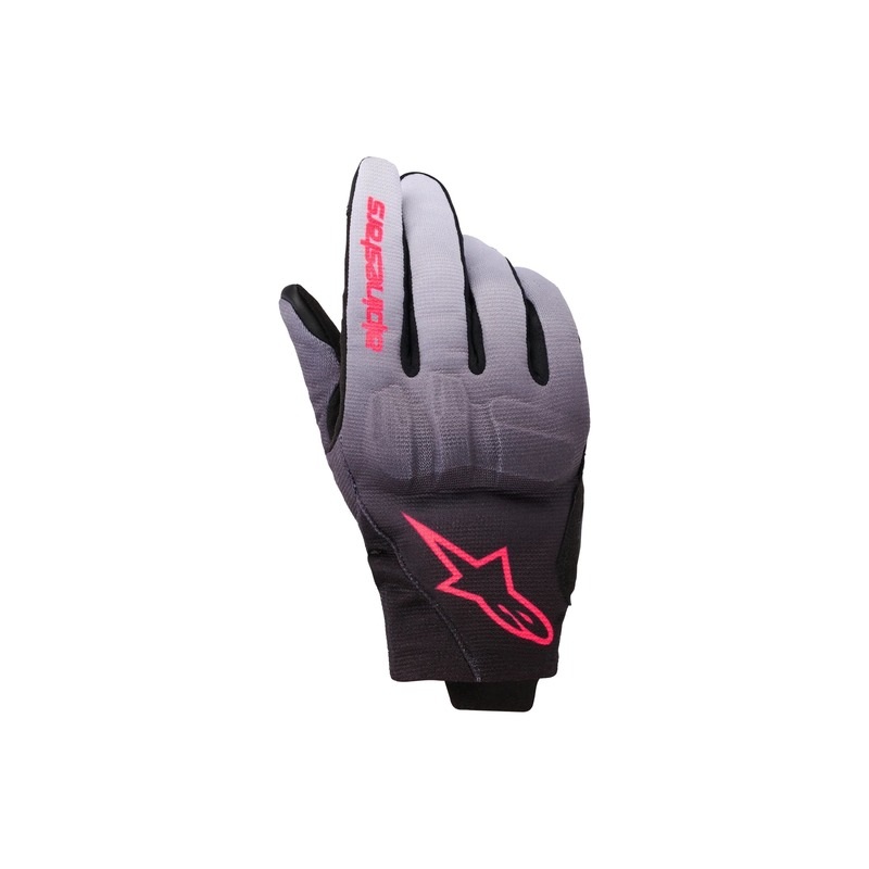 ALPINESTARS WOMENS REEF V2 GLOVES – GREY BLACK FLUO-PINK XS
