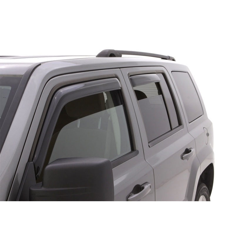 AVS 07-18 Jeep Patriot Ventvisor In-Channel Front & Rear Window Deflectors 4pc – Smoke