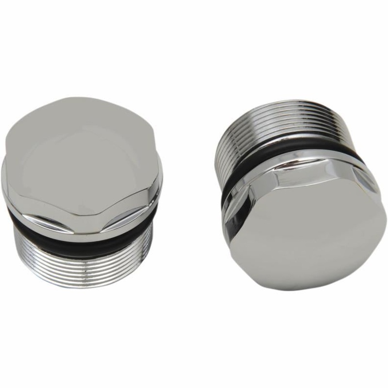 Drag Specialties Domed Fork Caps 0404-0305