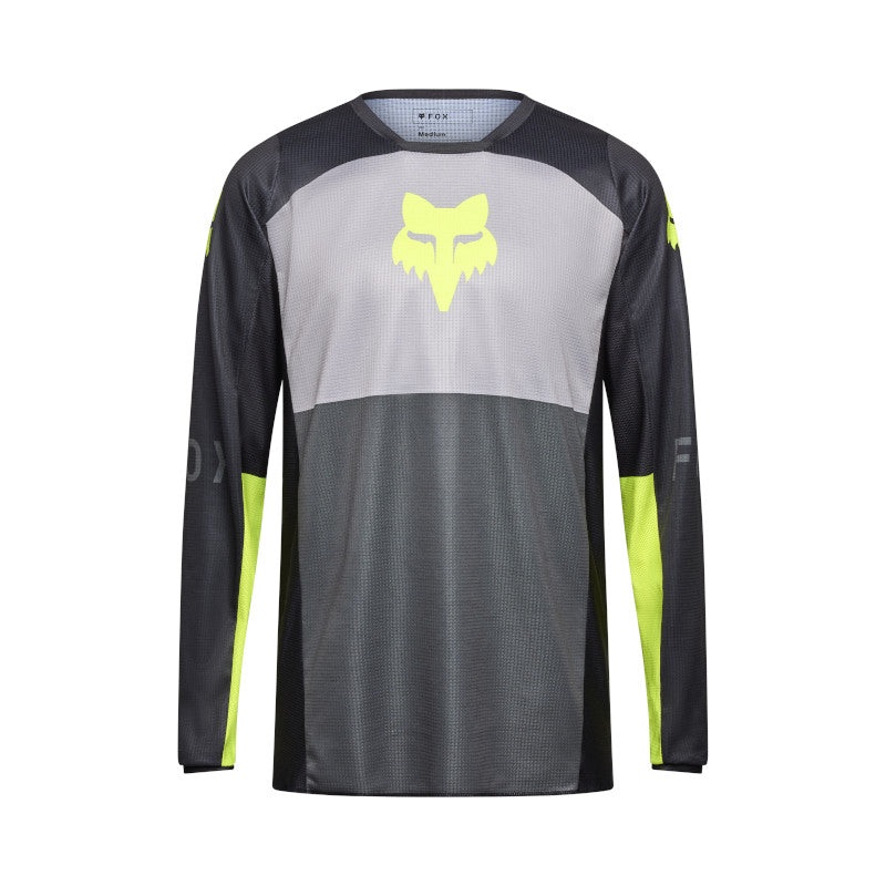FOX 2025 180 FLOW JERSEY – BLACK/YELLOW XS