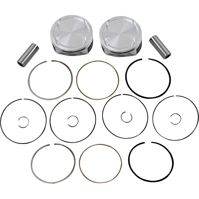 J.E. Pistons M8 114/117 Piston Kit (128ci.) – 0.175in. Oversize to 4.250in., 4.5in. Stroke, 11.0:1 Compression 370252