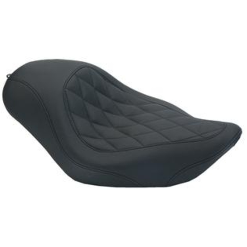 Mustang Wide Tripper Solo Seat – Diamond Stitch – Black 76762