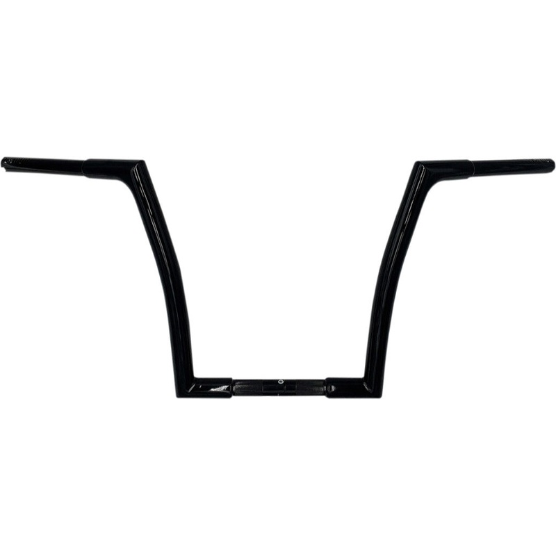 Fat Baggers, Inc. 1-1/4in. EZ Install Flat Top Handlebars – Gloss Black 707014-B