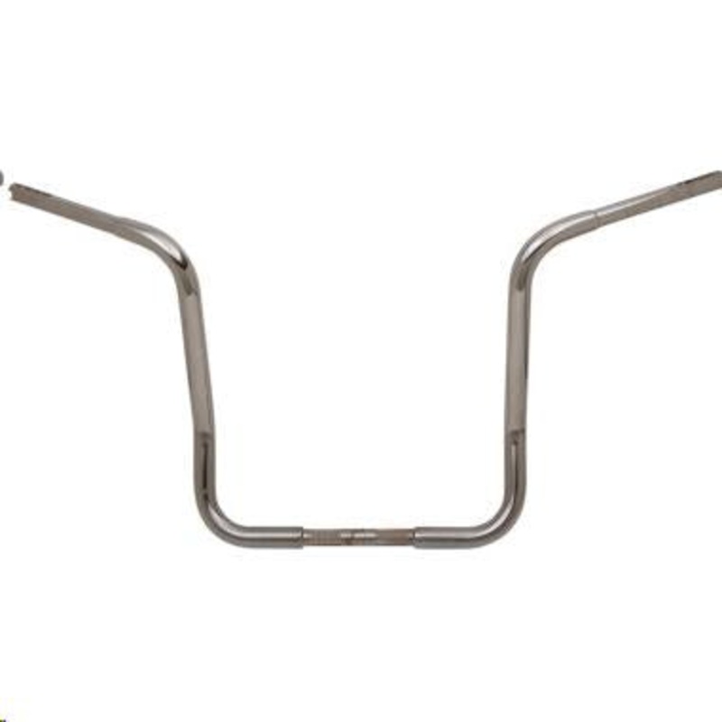 Fat Baggers, Inc. 1-1/4in. EZ Install Round Top Handlebars – Chrome 903016