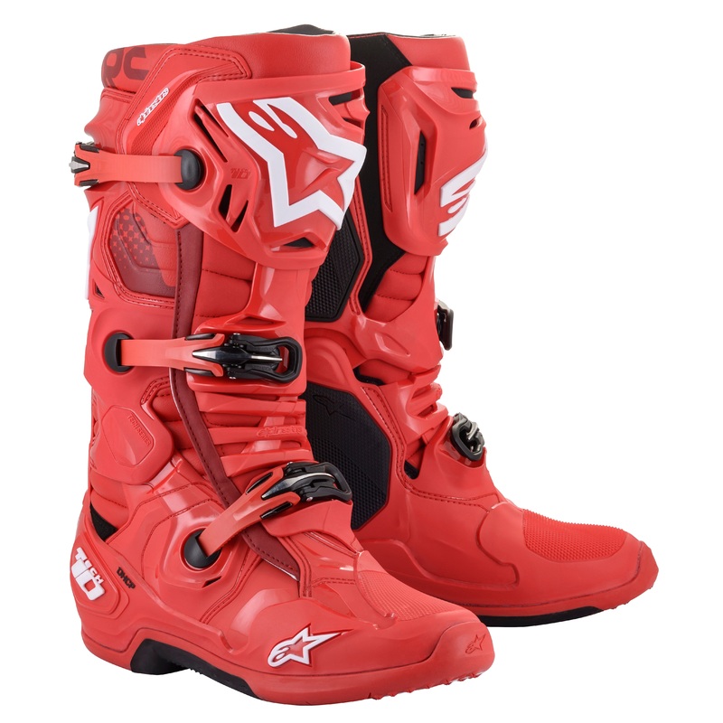 alpine star 482-12107 Tech 10 Boots Red Sz 07