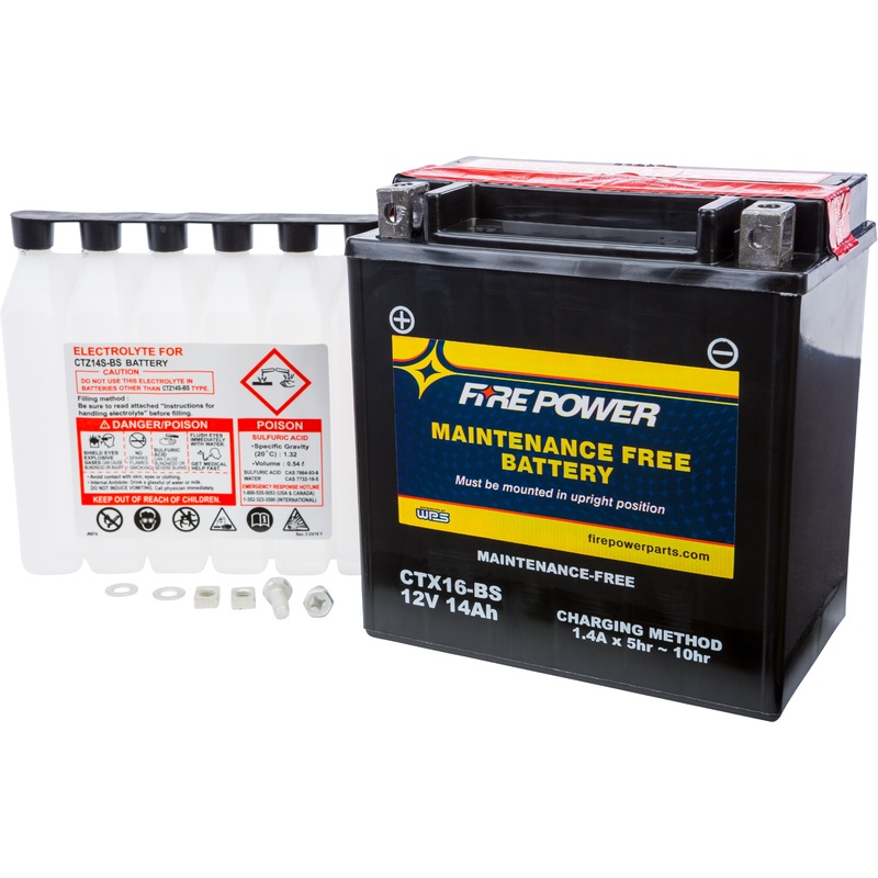 Fire Power Sealed Battery CTX16-BS