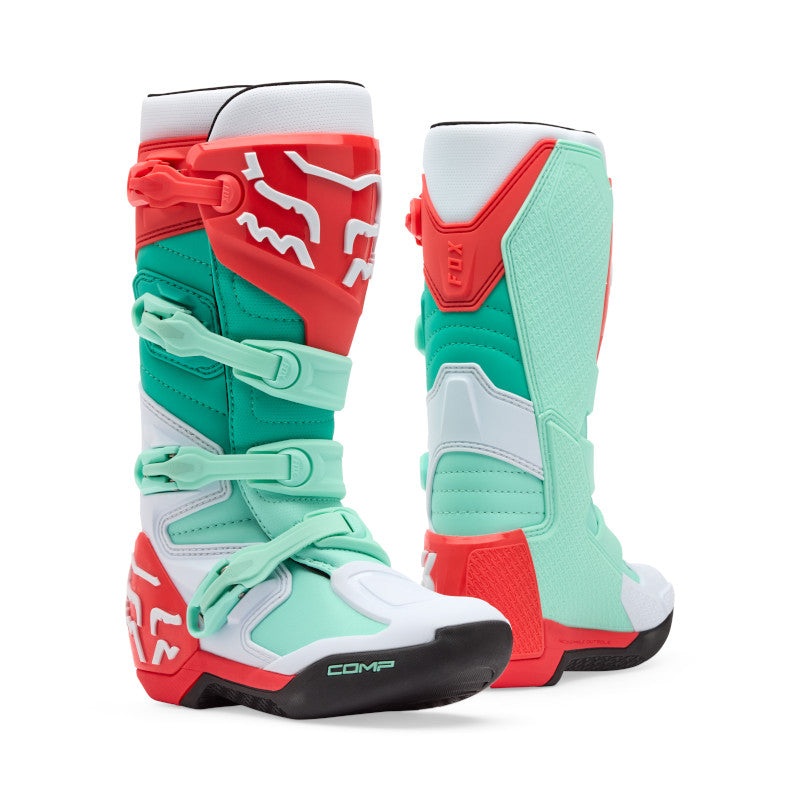 FOX WOMENS COMP BOOTS – AQUA 5