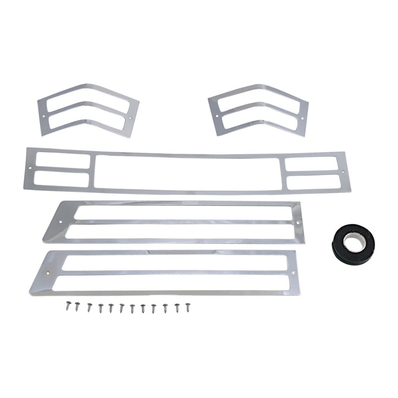 Parts Unlimited Tourbox Light Grille Set DS-719701