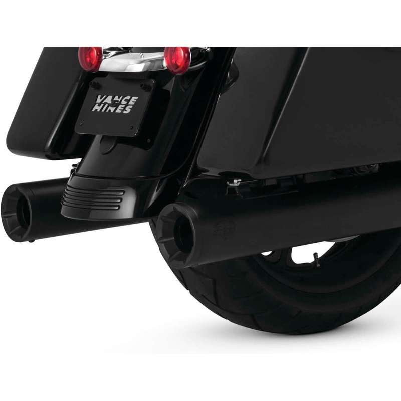 Vance & Hines Eliminator 400 Slip-On Mufflers – Black 46714