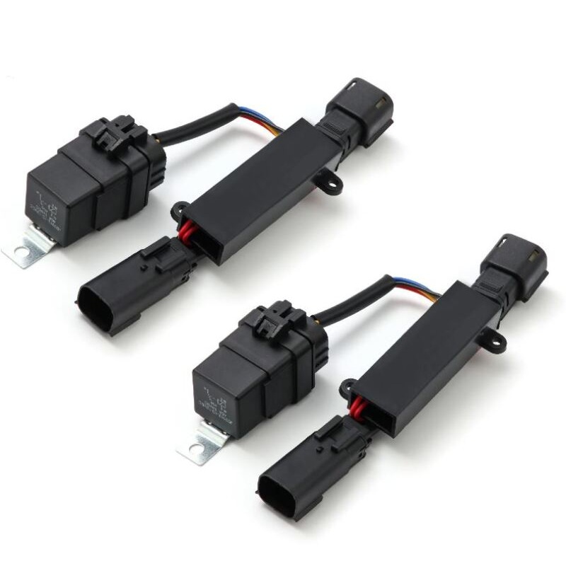 AlphaRex 16-18 GMC Sierra Stock LED Headlights to AlphaRex Projector Headlight Converters