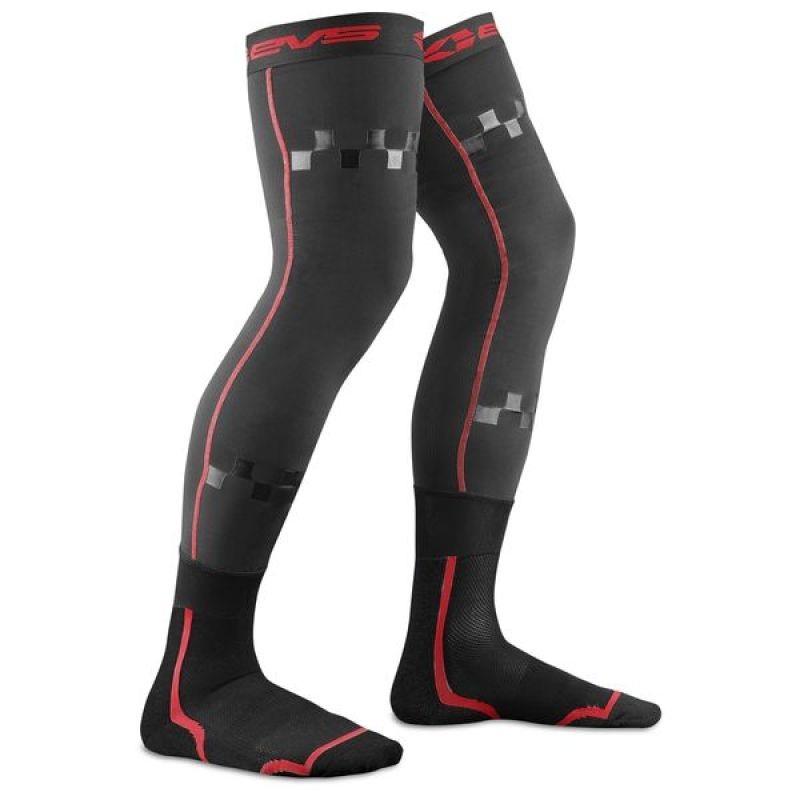 EVS Fusion Sock Combo Black/Red – Large/XL