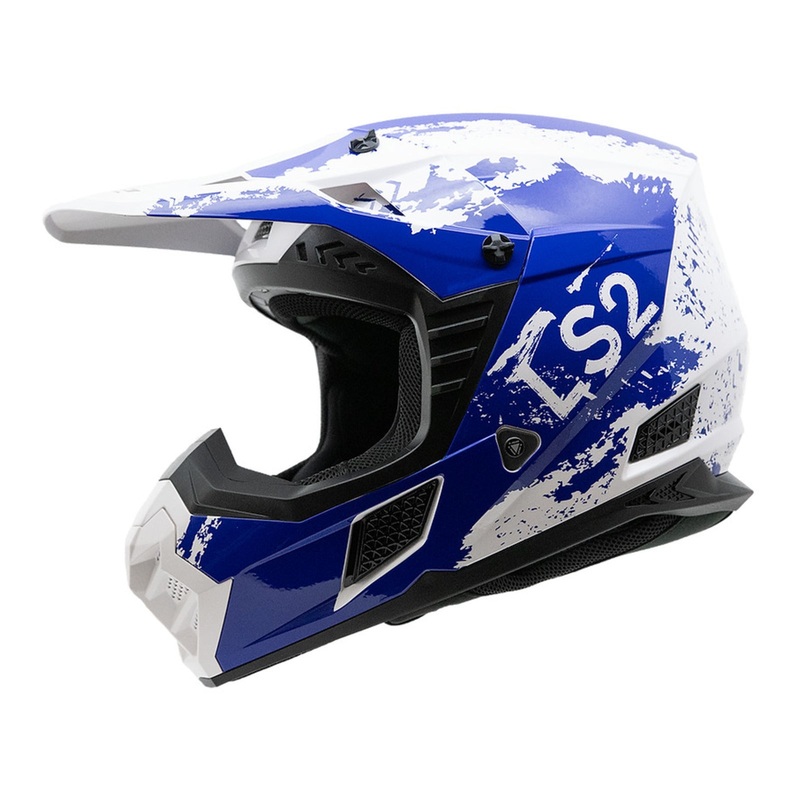 LS2 MX706 COZ HYDE HELMET – BLUE/WHITE XS