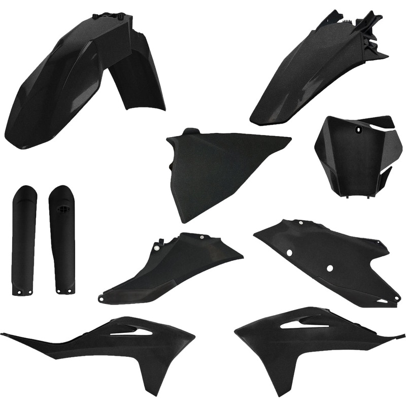 Acerbis Full Plastic Kit – Black Metallic 2872797440