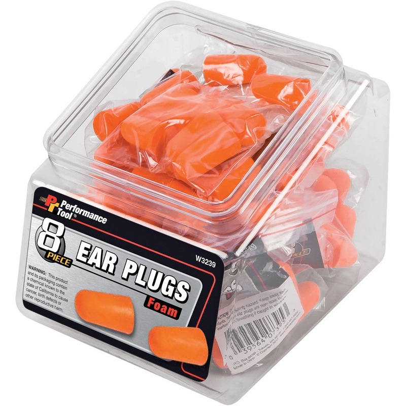 Performance Tools 8 Piece Foam Ear Plugs 12/Pk W3239