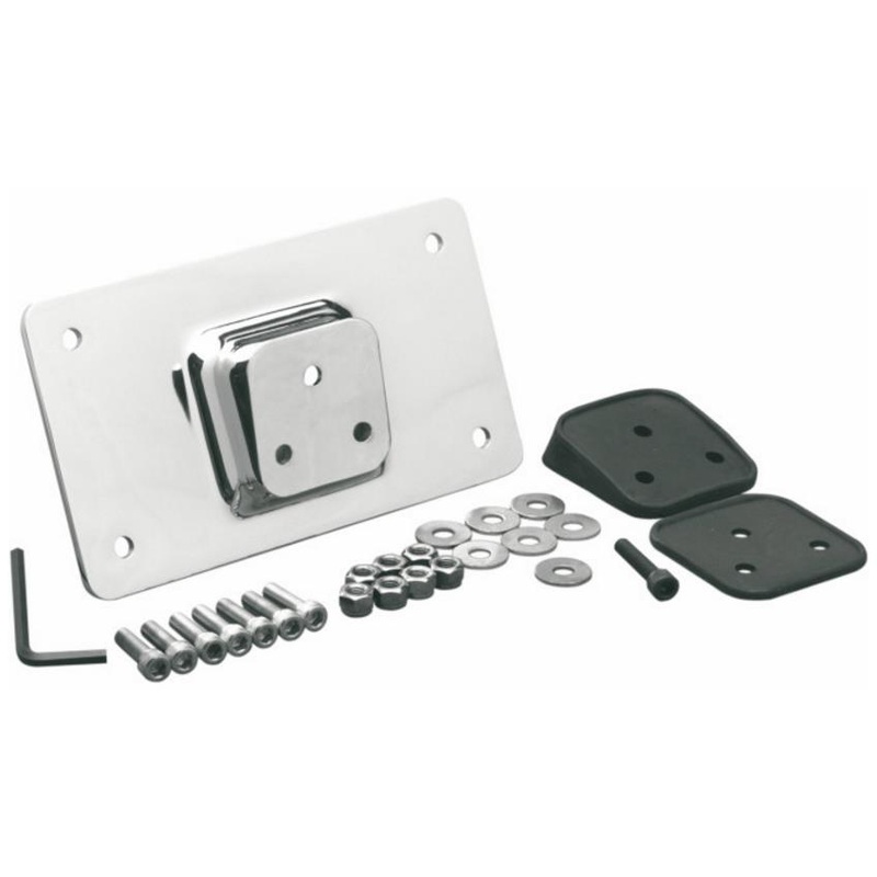 Drag Specialties License Plate Mount – Chrome DS-720814