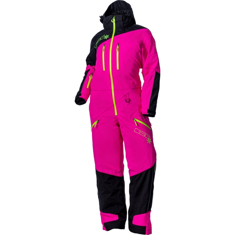 DSG 2.0 Womens Monosuit X-Small Black/Hot Pink