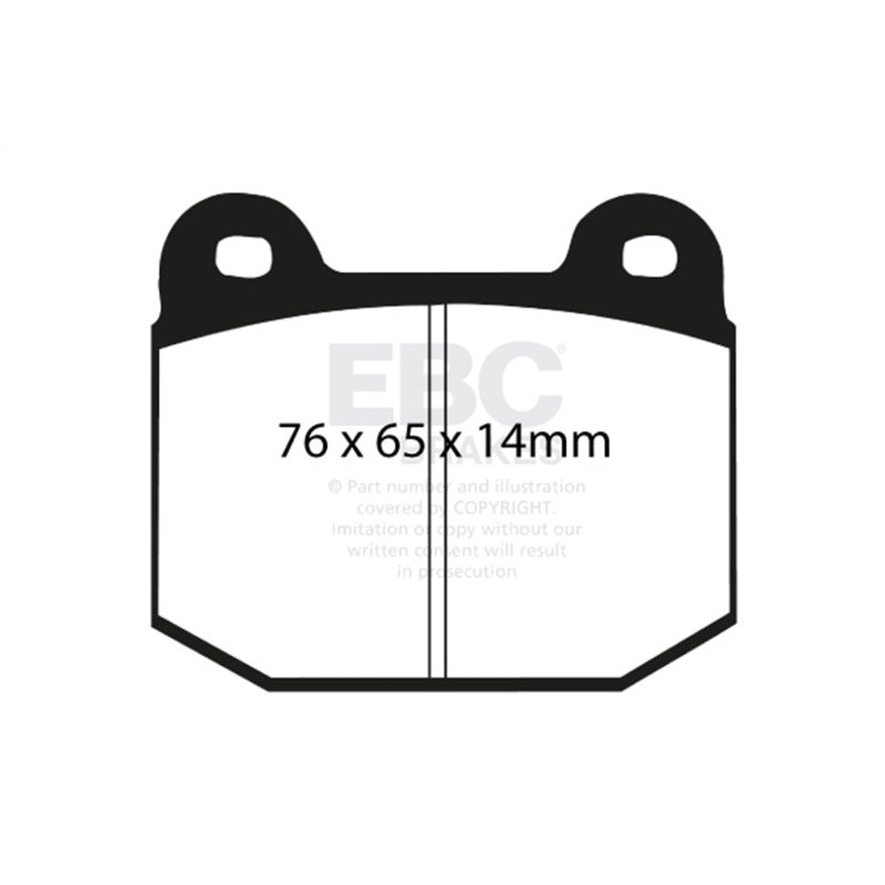EBC 03-04 Infiniti G35 3.5 (Manual) (Brembo) Bluestuff Rear Brake Pads