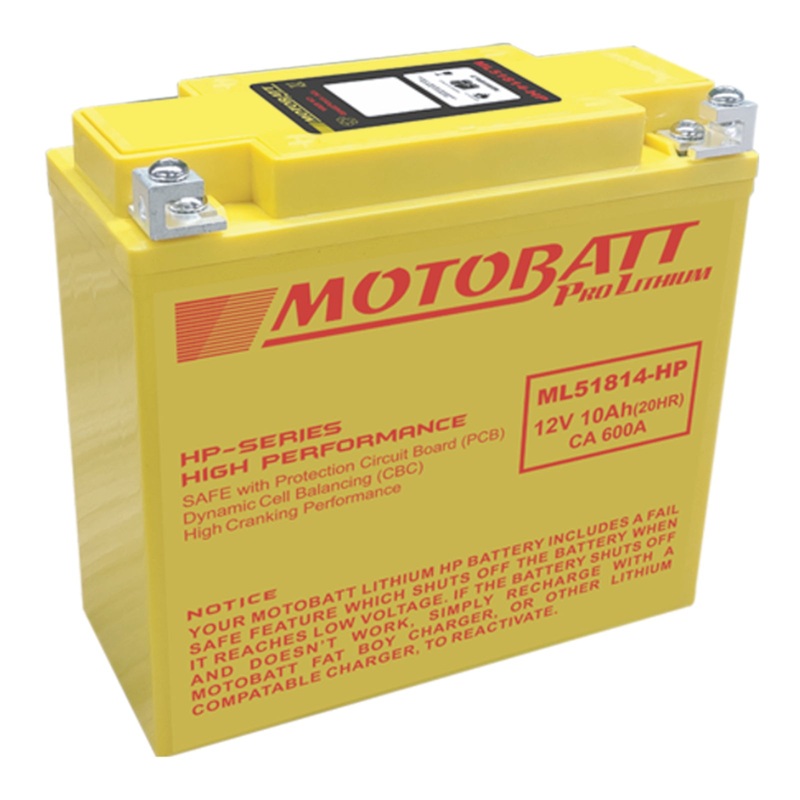Motobatt Pro Lithium Battery ML51814-HP *4