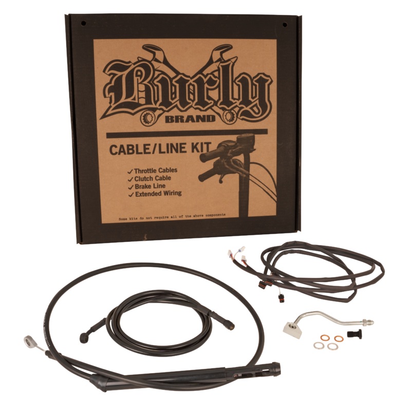 Burly Brand 750-05244 Cntrl Kit  13″ Bagger Blk `21-22 Flht/Cu/K/Kl Flhx/S W/