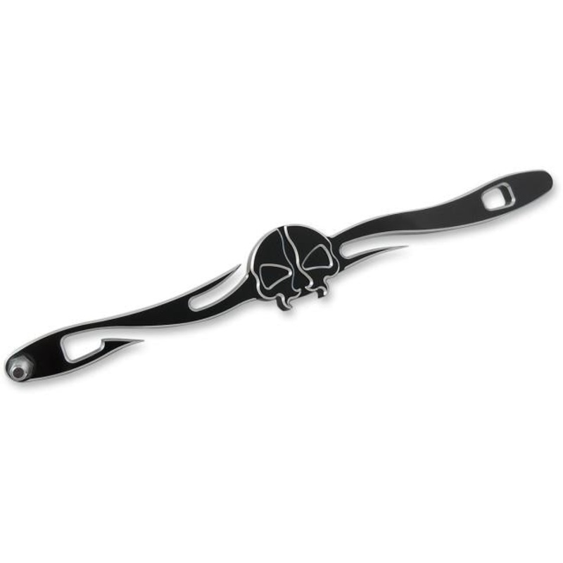 Drag Specialties Split Skull Custom Shift Linkage – Black 1601-0492