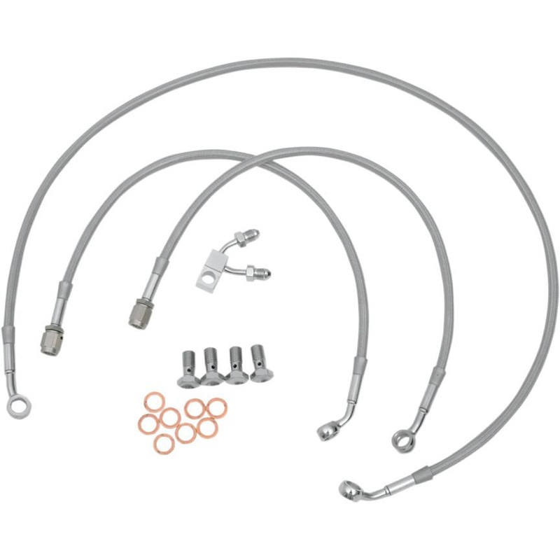Goodridge Rear OEM-Style DOT/TUV Brake Line Kit – Stock Length HD9285-A
