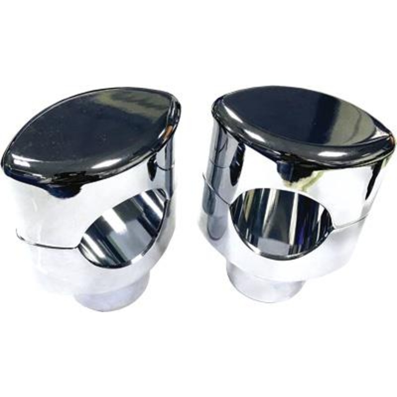 HardDrive 1.25in. Infinity Risers with Separate Top Clamp – 1.5in. Tall – Chrome 240973