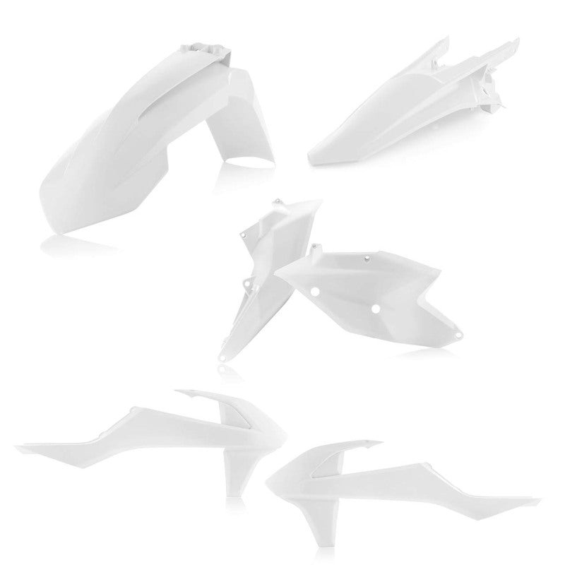 Acerbis 17-19 KTM XC-W150/250/300/ EXC-F250/350/450/500 Plastic Kit – White