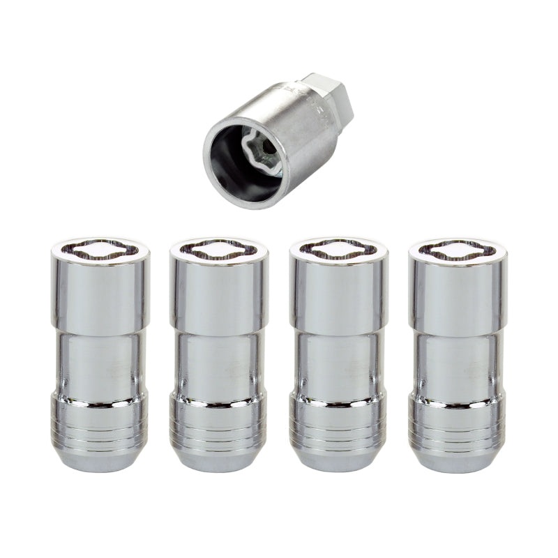 McGard Wheel Lock Nut Set – 4pk. (Cone Seat) M14X1.5 / 21mm & 22mm Dual Hex / 1.965in. L – Chrome