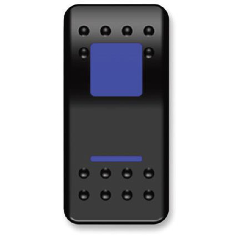 Moose Utility Rocker Switch – On/Off Blue 2106-0414