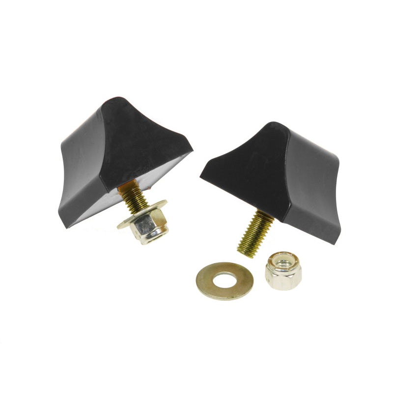 Prothane Universal Bump Stop 1-3/8 X 2 X 2-1/4 Wedge – Black