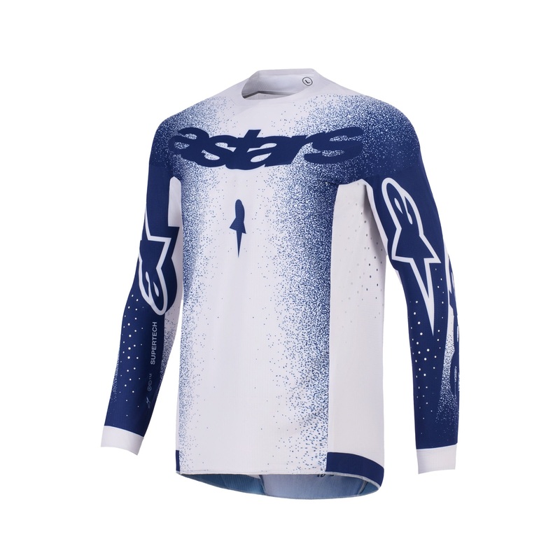 ALPINESTARS 2026 SUPERTECH SCENZ JERSEY – LIGHT GREY DARK BLUE S