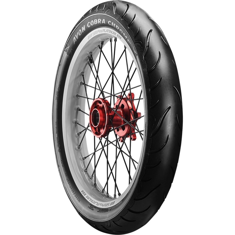 Avon Tyres Cobra Chrome Universal Front/Rear Tire – 130/60VR23 4120218