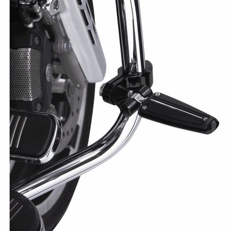 Ciro Highway Peg Mounting Kit for Traditional D Spring Footpegs – Standard Length – Black 60022