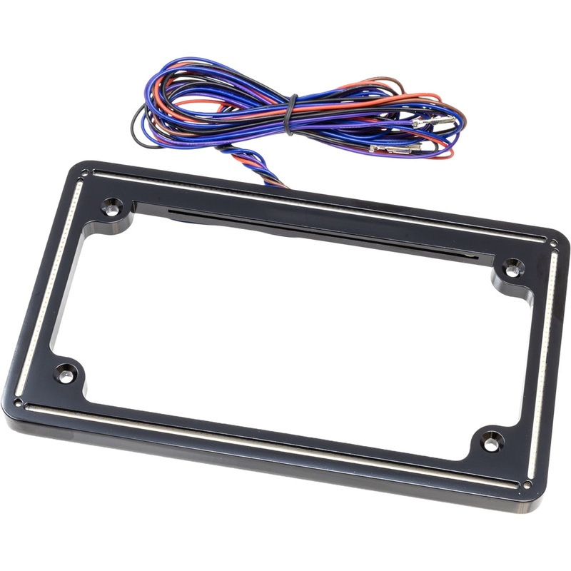 Letric Lighting Co. Perfect Plate-Light Flat LP Frame – Gloss Black LLC-PPL-G