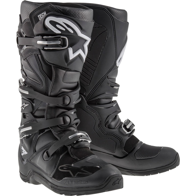 alpine star 482-28112 Tech 7 Enduro Boots Black Sz 12