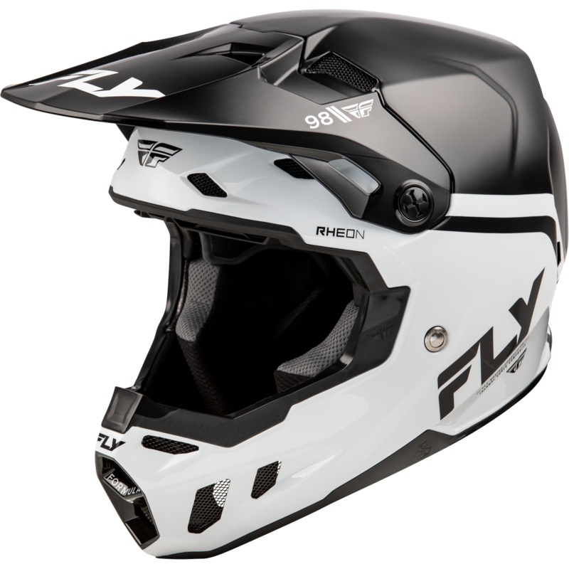 Fly Racing 73-43492X Formula Cc Objective Helmet Black/White 2x