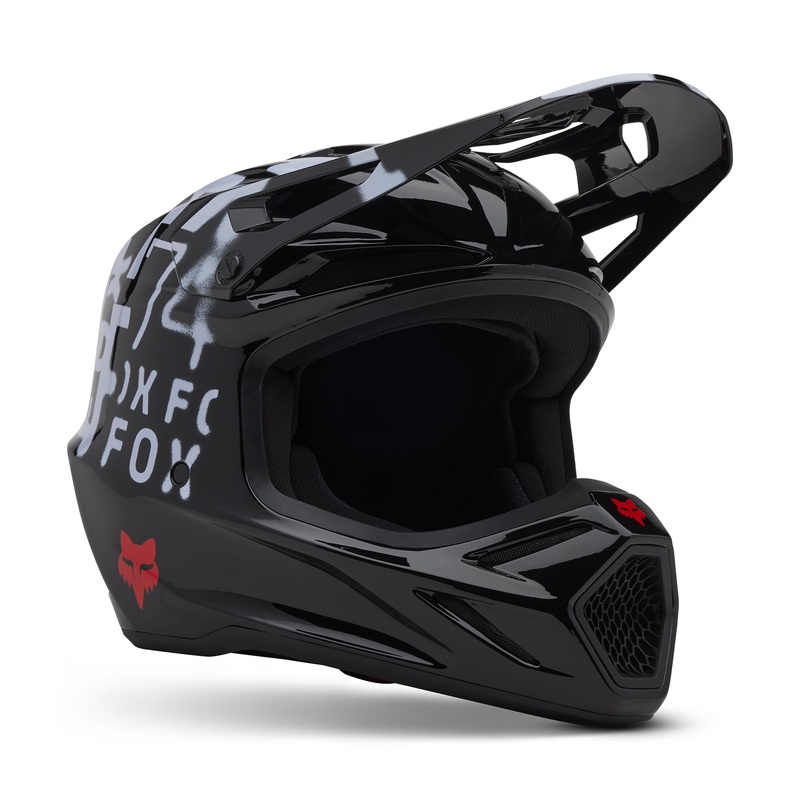 FOX 2025 V3 SEVENTY4 HELMET – BLACK S