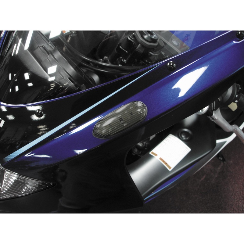 Hotbodies Racing Flush Mount Turn Signal/Mirror Block Offs – Clear 61701-0100