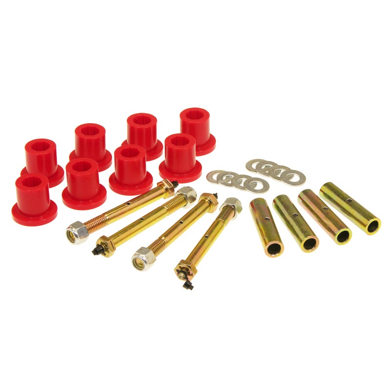 Prothane 87-96 Jeep YJ Front or Rear Frame Shackle Bushings – Red