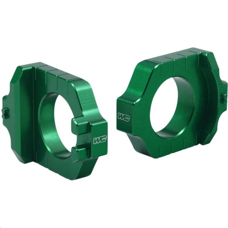 Works Connection Elite Axle Blocks – Green 17-248