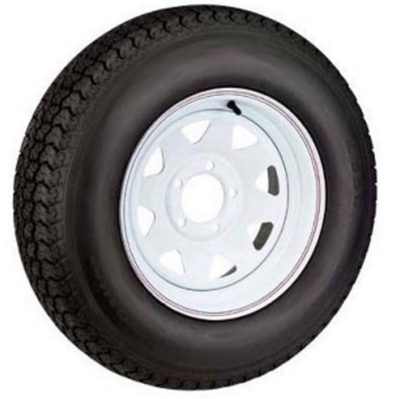 AWC Bias C/6 Ply, 8 Spoke, Trailer Tire/Wheel Kit – 5.30-12 – 5/4.5 TA2024012-71B530C