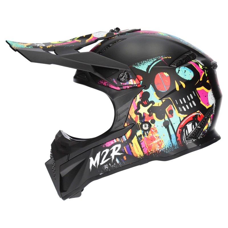 M2R YOUTH X2.1 PC1 HELMET – GRAFFITI S