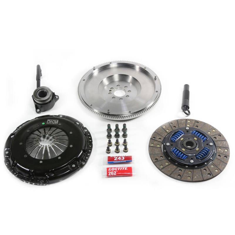 DKM Clutch VW GLI 1.8T 6-Spd Sprung Organic MB Clutch Kit w/Steel Flywheel (440 ft/lbs Torque)