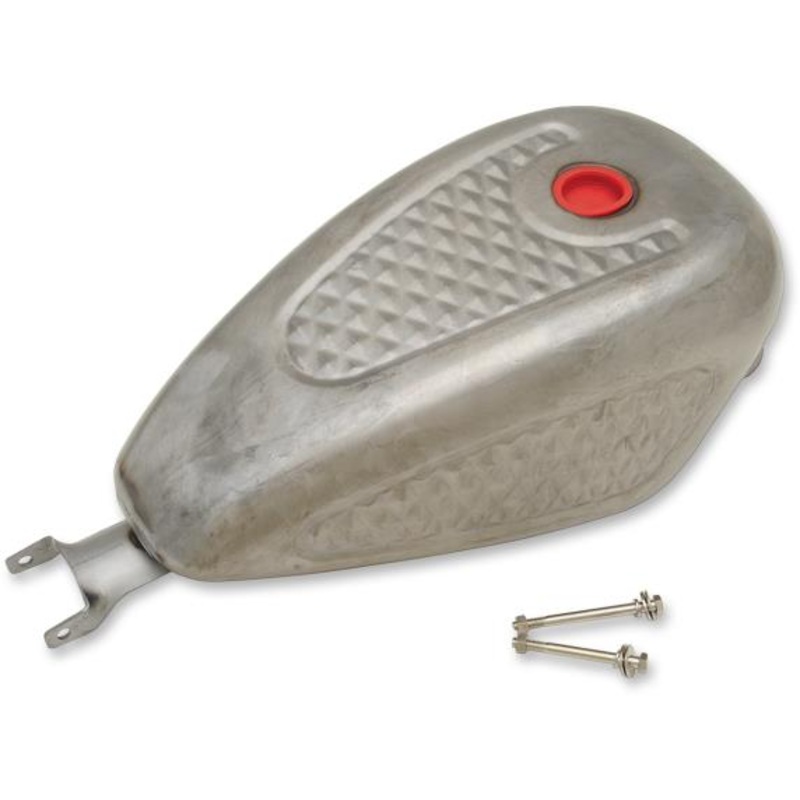 Drag Specialties Custom Gas Tank – Carbureted – Diamond Pattern Style 0701-0836