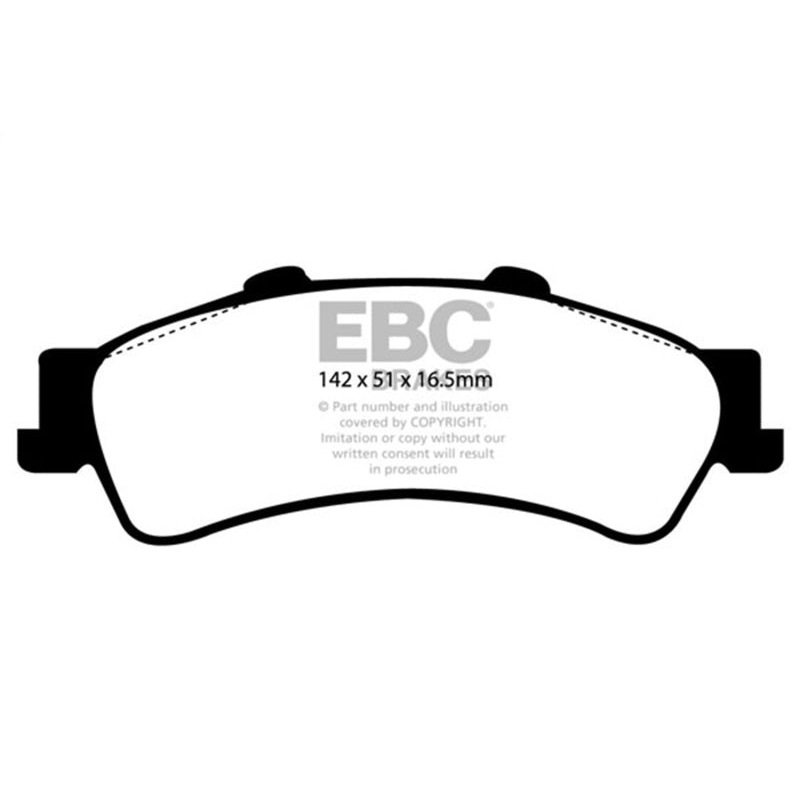 EBC 03-05 Chevrolet Astro Van 2WD Greenstuff Rear Brake Pads