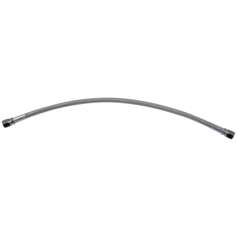 Goodridge Universal Clear Coat Brake Hose with Chrome Ends – 26in. 80326