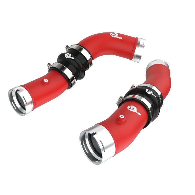 aFe 2024+ Toyota Tacoma BladeRunner  2.5in & 3in Aluminum Hot & Cold Charge Pipe Kit – Red