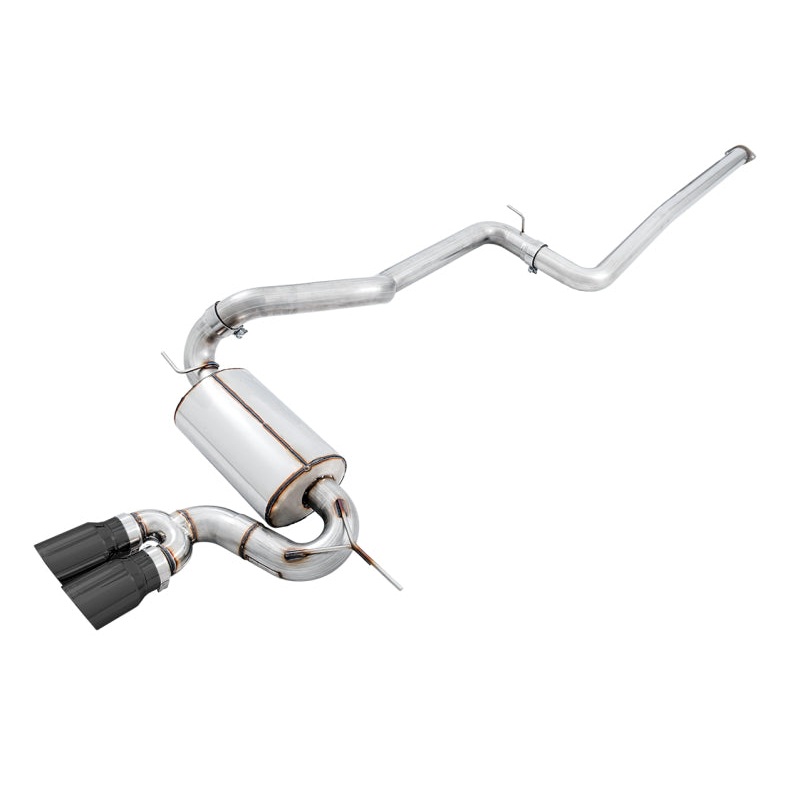 AWE Tuning Ford Focus ST Touring Edition Cat-back Exhaust – Non-Resonated – Diamond Black Tips