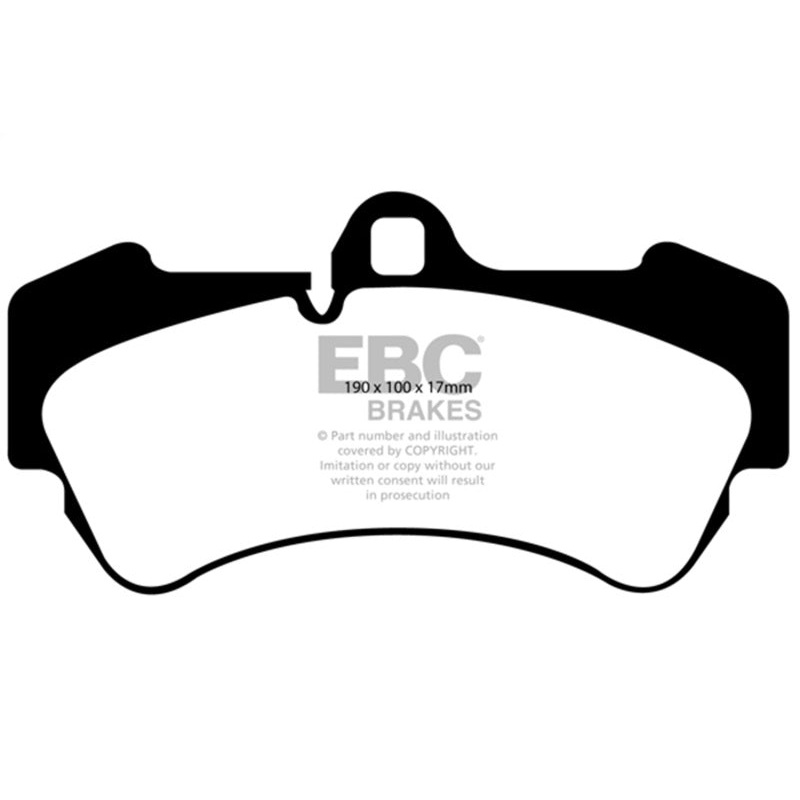EBC 04-07 Porsche Cayenne 3.2 Yellowstuff Front Brake Pads