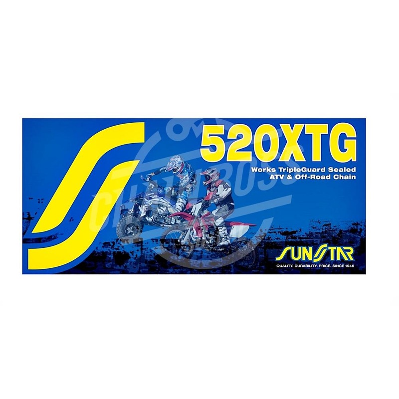 Sunstar 520 x 120 Links XTG Series Xring Sealed Gold Drive Chain